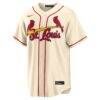 Masyn Winn St. Louis Cardinals Nike Alternate Replica Jersey - Cream - Side View