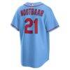 Lars Nootbaar St. Louis Cardinals Nike Alternate Replica Jersey - Light Blue - Detail View