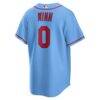 Masyn Winn St. Louis Cardinals Nike Alternate Replica Jersey - Light Blue - Detail View