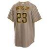 Fernando Tatis Jr. San Diego Padres Nike Alternate Replica Jersey - Khaki - Detail View