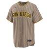 Fernando Tatis Jr. San Diego Padres Nike Alternate Replica Jersey - Khaki - Side View