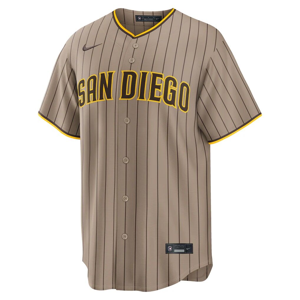 Jackson Merrill San Diego Padres Nike Alternate Replica Jersey - Sand
