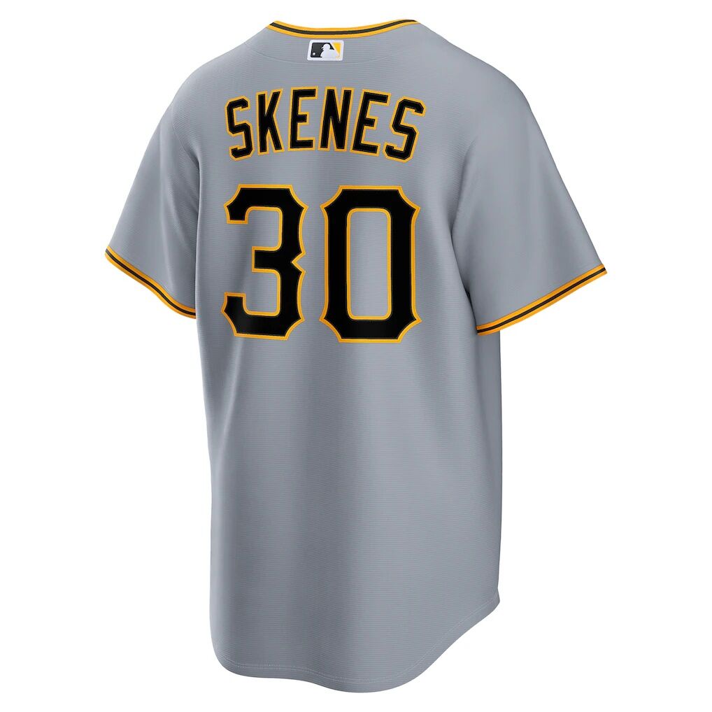 Paul Skenes Pittsburgh Pirates Nike Road Replica Jersey