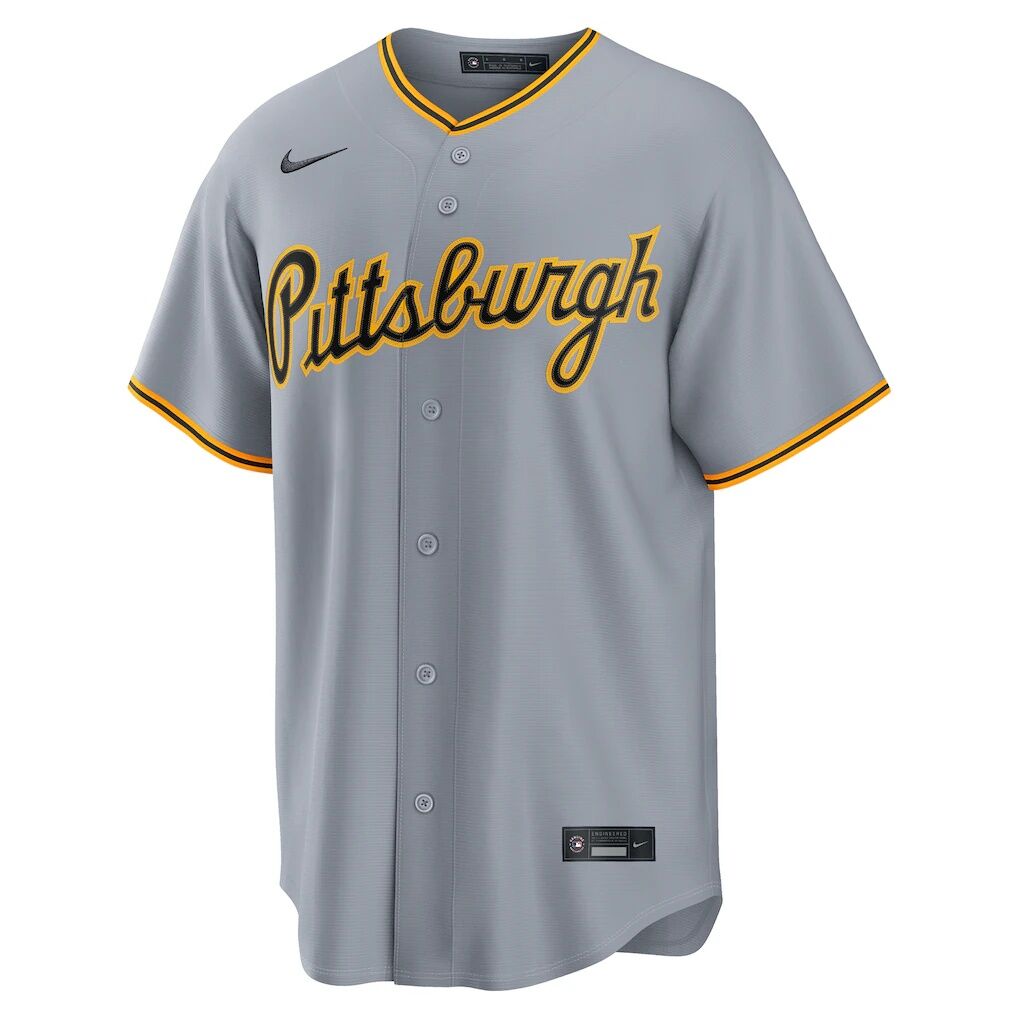 Paul Skenes Pittsburgh Pirates Nike Road Replica Jersey