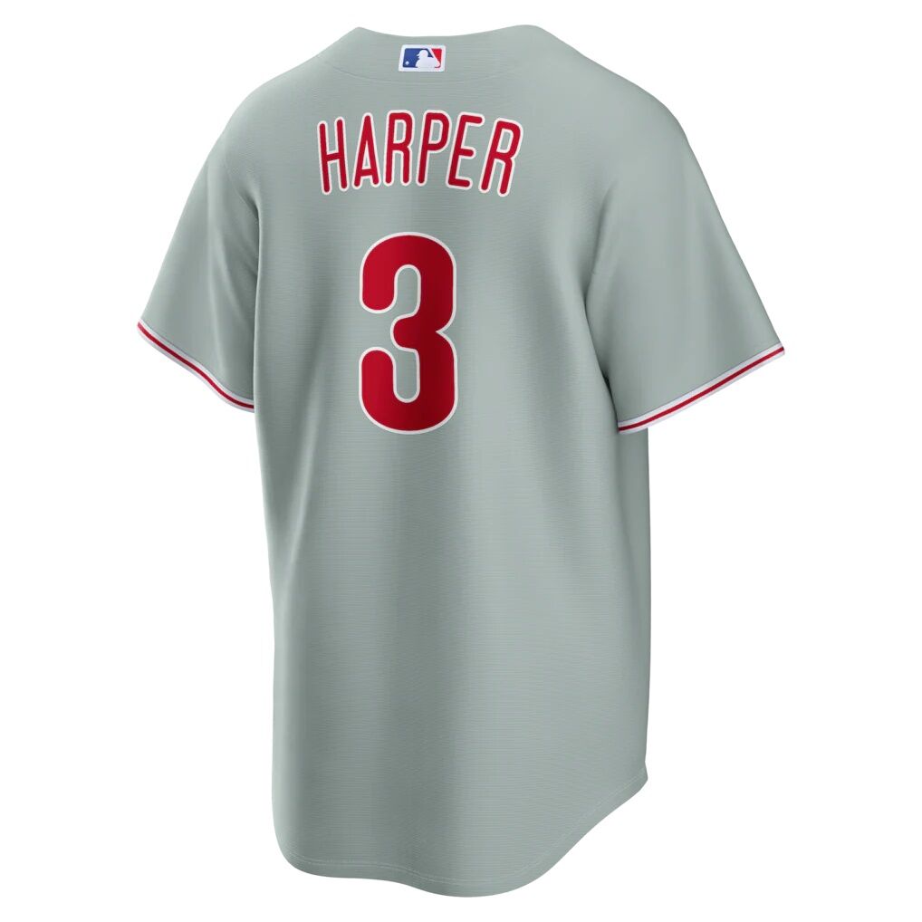 Bryce Harper Philadelphia Phillies Nike Road Replica Jersey