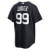 Aaron Judge New York Yankees Nike Alternate Replica Jersey - Navy - Detail View