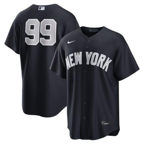 Aaron Judge New York Yankees Nike Alternate Replica Jersey - Navy - Front View