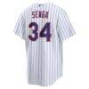 Kodai Senga New York Mets Nike Home Replica Jersey - White - Detail View