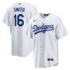 Will Smith Los Angeles Dodgers Nike Home Replica Jersey - White - Front View