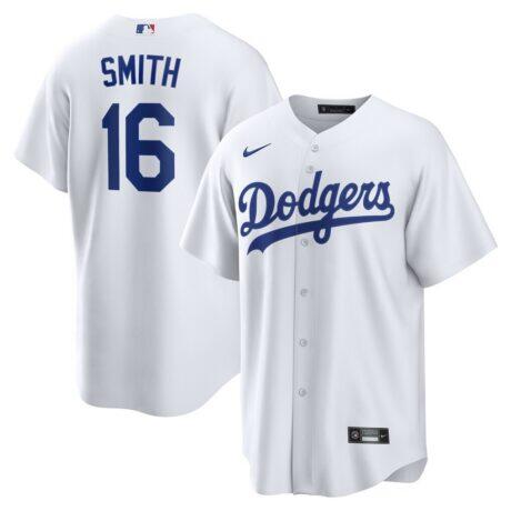 Will Smith Los Angeles Dodgers Nike Home Replica Jersey - White - Front View