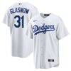 Tyler Glasnow Los Angeles Dodgers Nike Home Replica Jersey - White - Front View