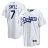 Blake Snell Los Angeles Dodgers Nike Home Replica Jersey - White - Front View