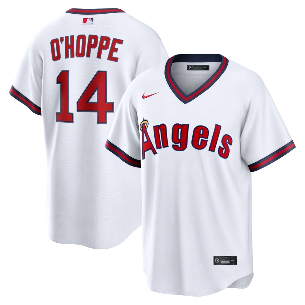 Logan O’Hoppe Los Angeles Angels Nike Alternate Replica Jersey