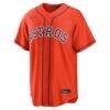 Jose Altuve Houston Astros Nike Alternate Replica Jersey - Orange - Side View