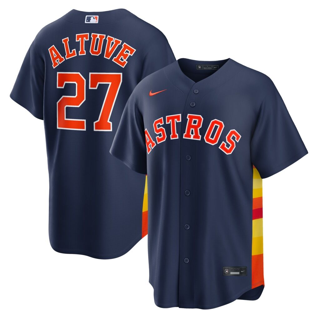 Jose Altuve Houston Astros Nike Alternate 2 Replica Jersey