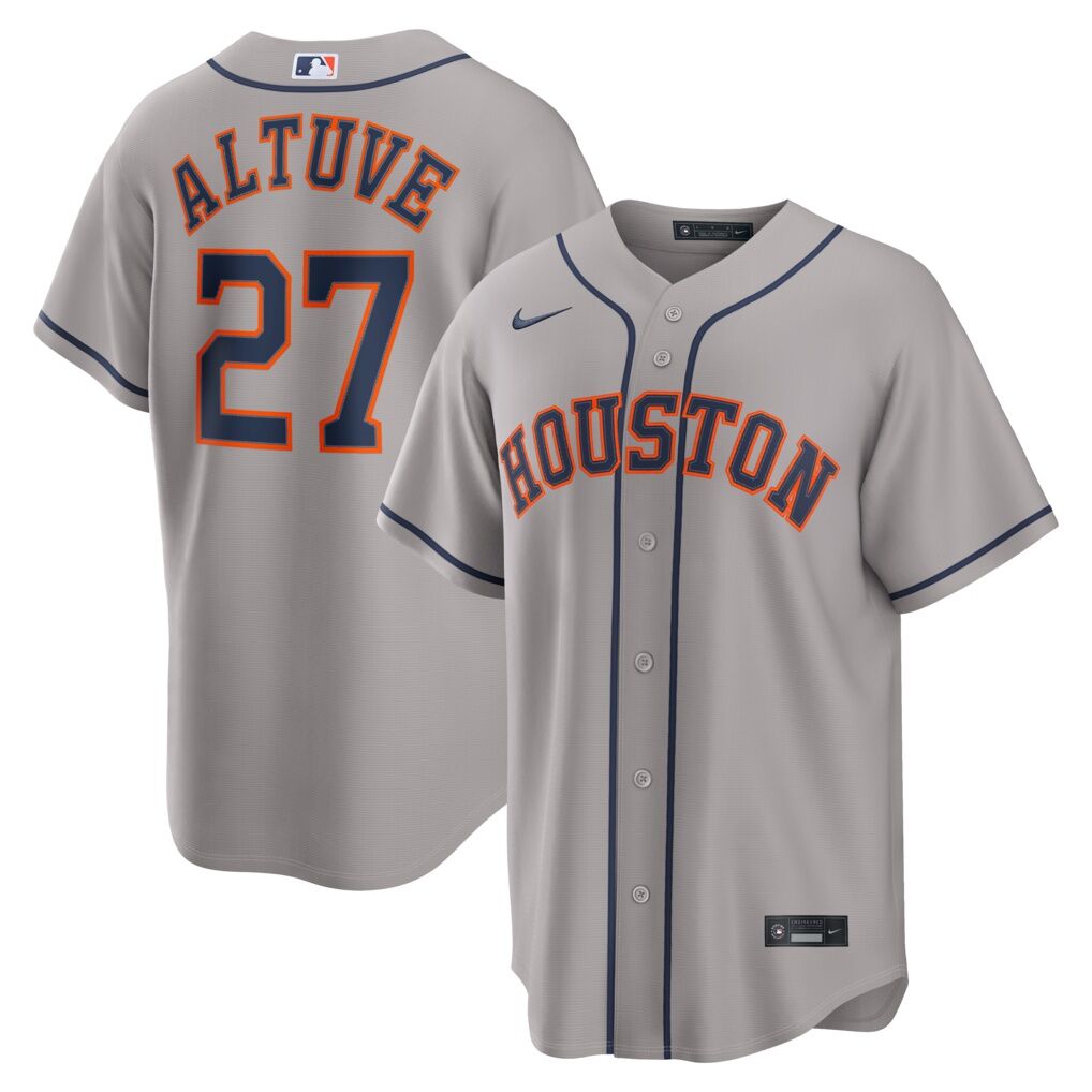Jose Altuve Houston Astros Nike Road Replica Jersey