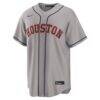 Jose Altuve Houston Astros Nike Road Replica Jersey - Gray - Side View