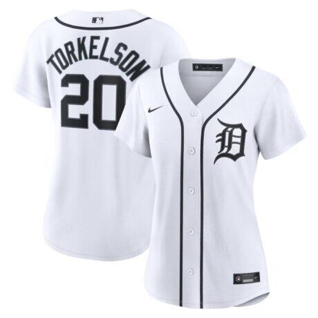 Spencer Torkelson Detroit Tigers Nike Women's Home Replica Jersey - White - Front View
