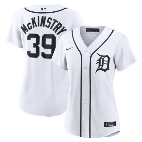 Zach McKinstry Detroit Tigers Nike Women's Home Replica Jersey - White - Front View