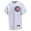 Dansby Swanson Chicago Cubs Nike Home Replica Jersey - White - Side View