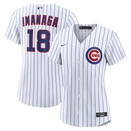 Shota Imanaga Chicago Cubs Nike Women's Home Replica Jersey - White - Front View