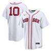 Trevor Story Boston Red Sox Nike Home Replica Jersey - White - Front View