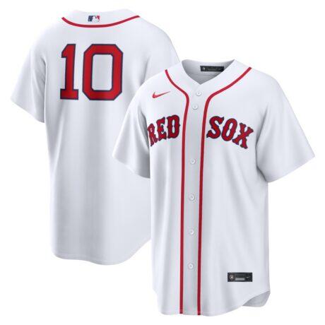 Trevor Story Boston Red Sox Nike Home Replica Jersey - White - Front View