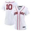 Trevor Story Boston Red Sox Nike Women's Home Replica Jersey - White - Front View