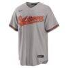 Gunnar Henderson Baltimore Orioles Nike Road Replica Jersey - Gray - Side View