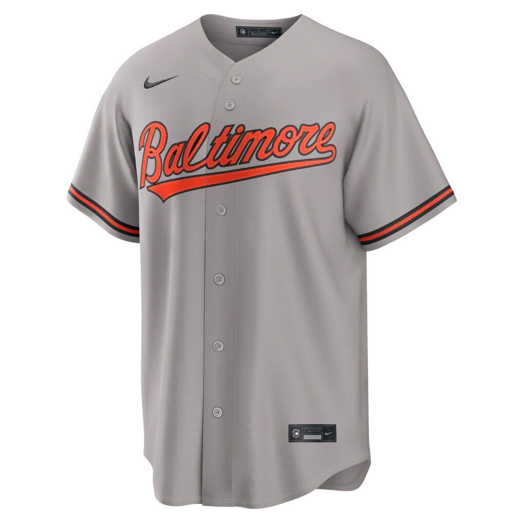 Gunnar Henderson Baltimore Orioles Nike Road Replica Jersey