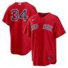 David Ortiz Boston Red Sox Nike Alternate Replica Jersey - Red - Front View
