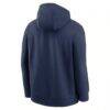 Milwaukee Brewers Nike Dri-FIT Club Hoodie - Navy - Detail View