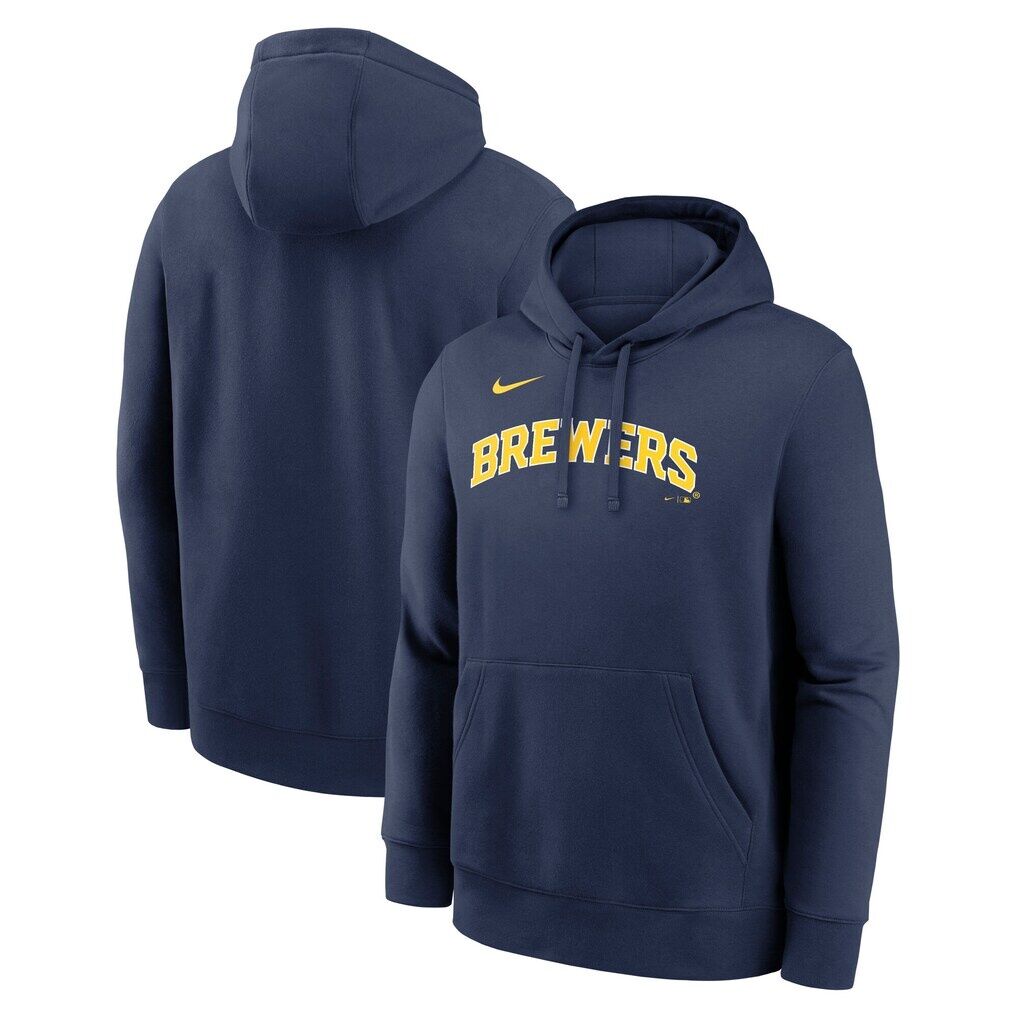 Milwaukee Brewers Nike Dri-FIT Club Hoodie
