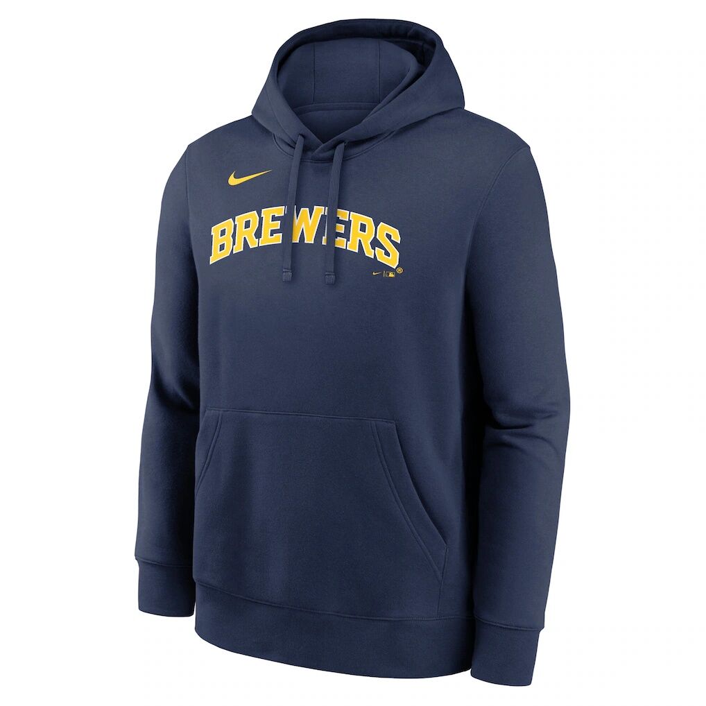 Milwaukee Brewers Nike Dri-FIT Club Hoodie