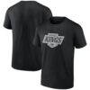 Los Angeles Kings Logo Athletic Essential T-Shirt - Black - Front View
