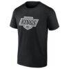 Los Angeles Kings Logo Athletic Essential T-Shirt - Black - Side View