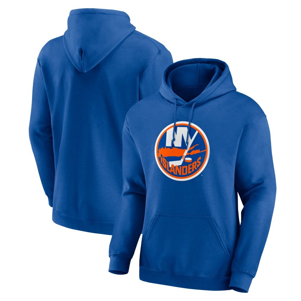 New York Islanders Logo Athletic Essential Hoodie - Royal