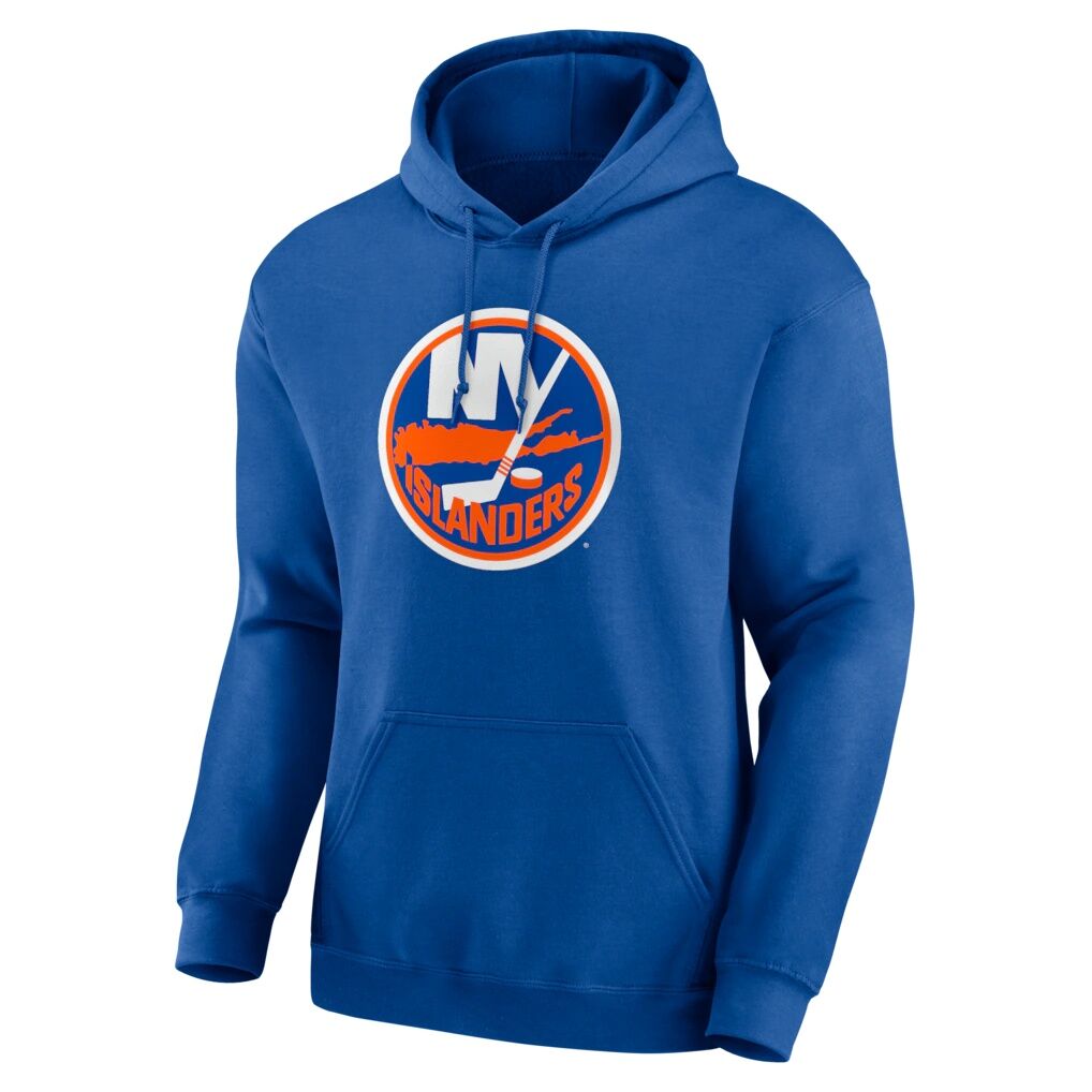 New York Islanders Logo Athletic Essential Hoodie - Royal