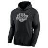 Los Angeles Kings Logo Athletic Essential Hoodie - Black - Side View