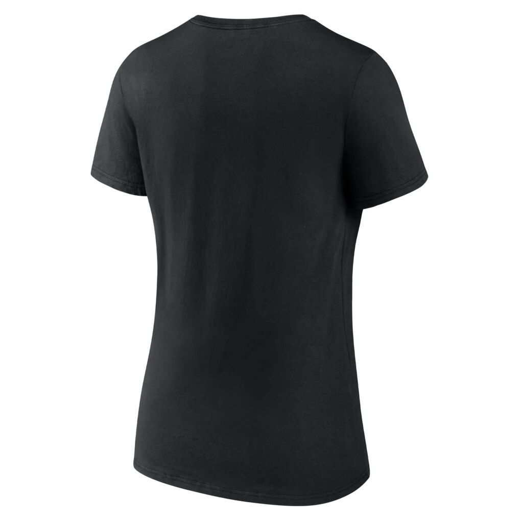 San Jose Sharks Logo Athletic Women's Arch Victory V-Neck T-Shirt