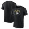 St. Louis Blues Logo Athletic Line Shift T-Shirt - Black - Front View