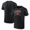 Chicago Blackhawks Logo Athletic Line Shift T-Shirt - Black - Front View