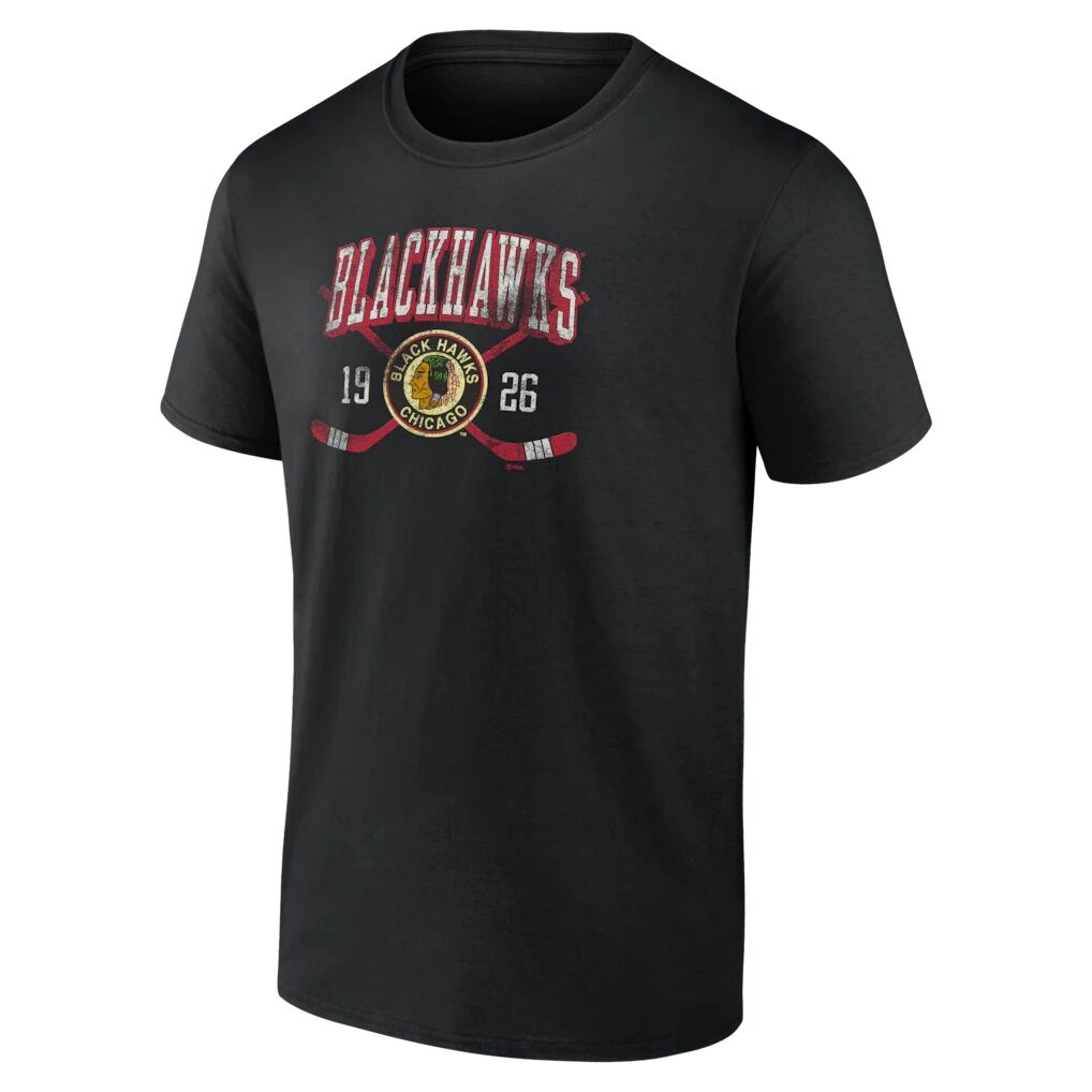 Chicago Blackhawks Logo Athletic Line Shift T-Shirt