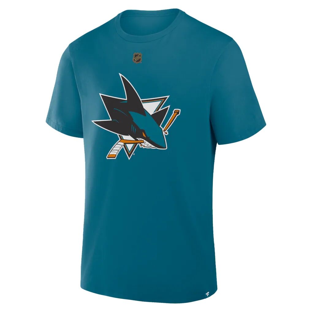 Macklin Celebrini San Jose Sharks Fashion7 Authentic Stack Name & Number T-Shirt