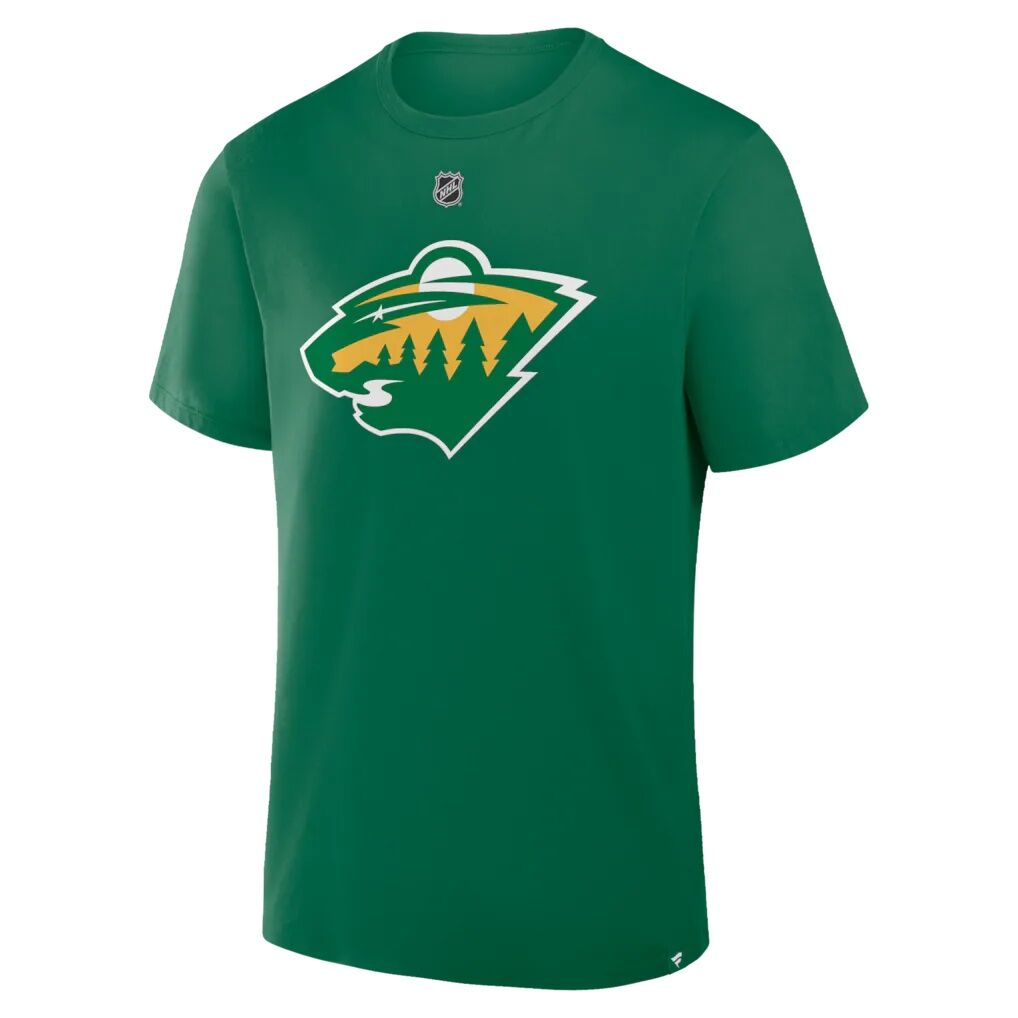 Brock Faber Minnesota Wild Fashion7 Authentic Stack Name & Number T-Shirt