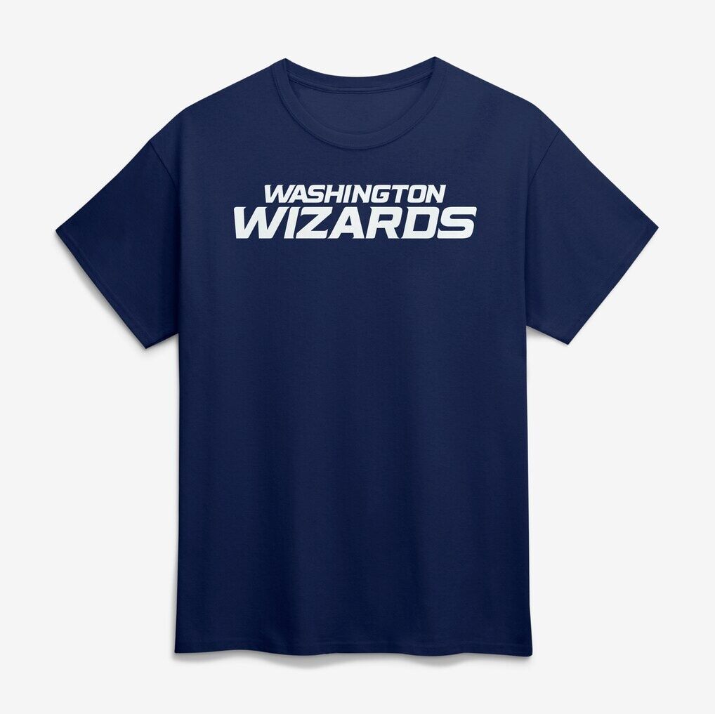Washington Wizards Logo Athletic Wordmark T-Shirt