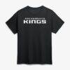 Sacramento Kings Logo Athletic Wordmark T-Shirt - Black - Alt1