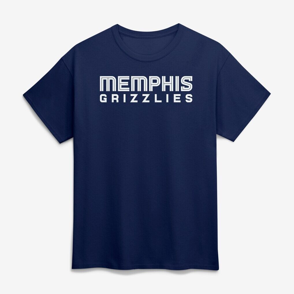 Memphis Grizzlies Logo Athletic Wordmark T-Shirt