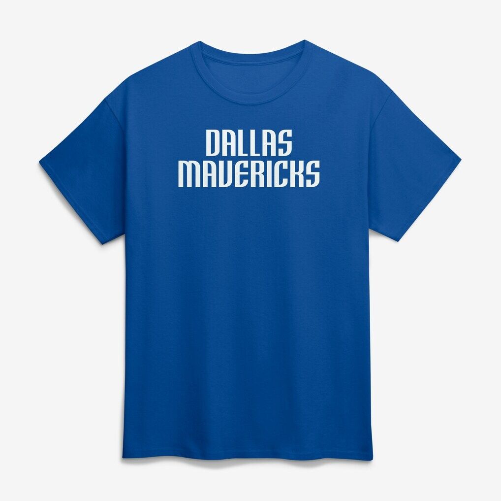 Dallas Mavericks Logo Athletic Wordmark T-Shirt