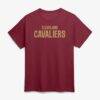 Cleveland Cavaliers Logo Athletic Wordmark T-Shirt - - Front View